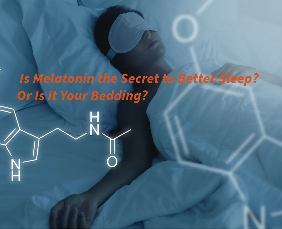 Atluxe. Sleep, melatonin, bedding, bedsheets