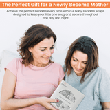 Premium Baby Swaddle Blanket for Boys and Girls - 70% Viscose Made from Bamboo, 30% Cotton - 47x47 Inches - 2 Pack- Gray