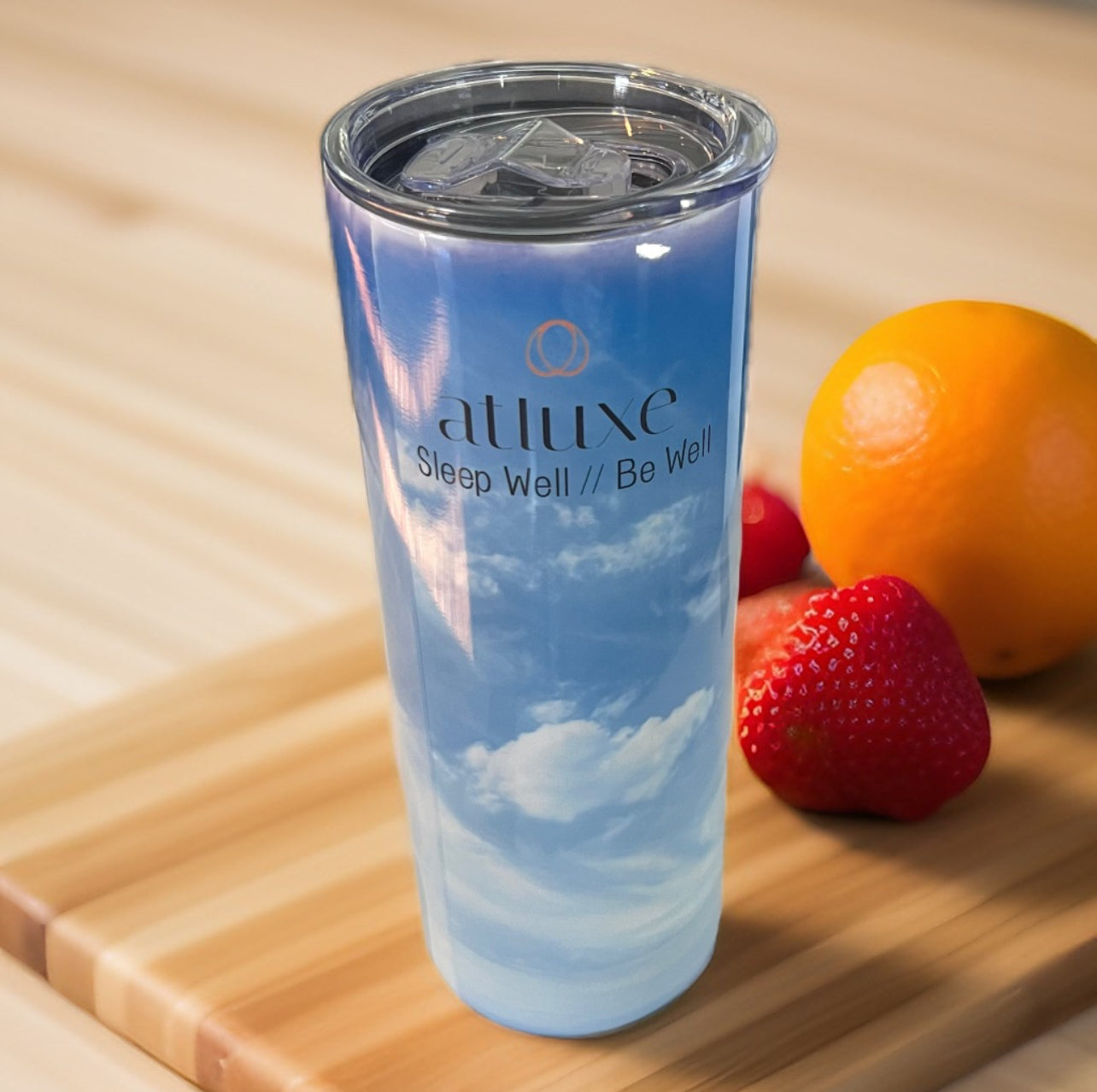 Atluxe tumbler fruit 